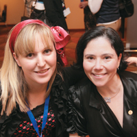 Alex Borstein and Taylor Esheleman at NHF's 2011 Annual Meeting